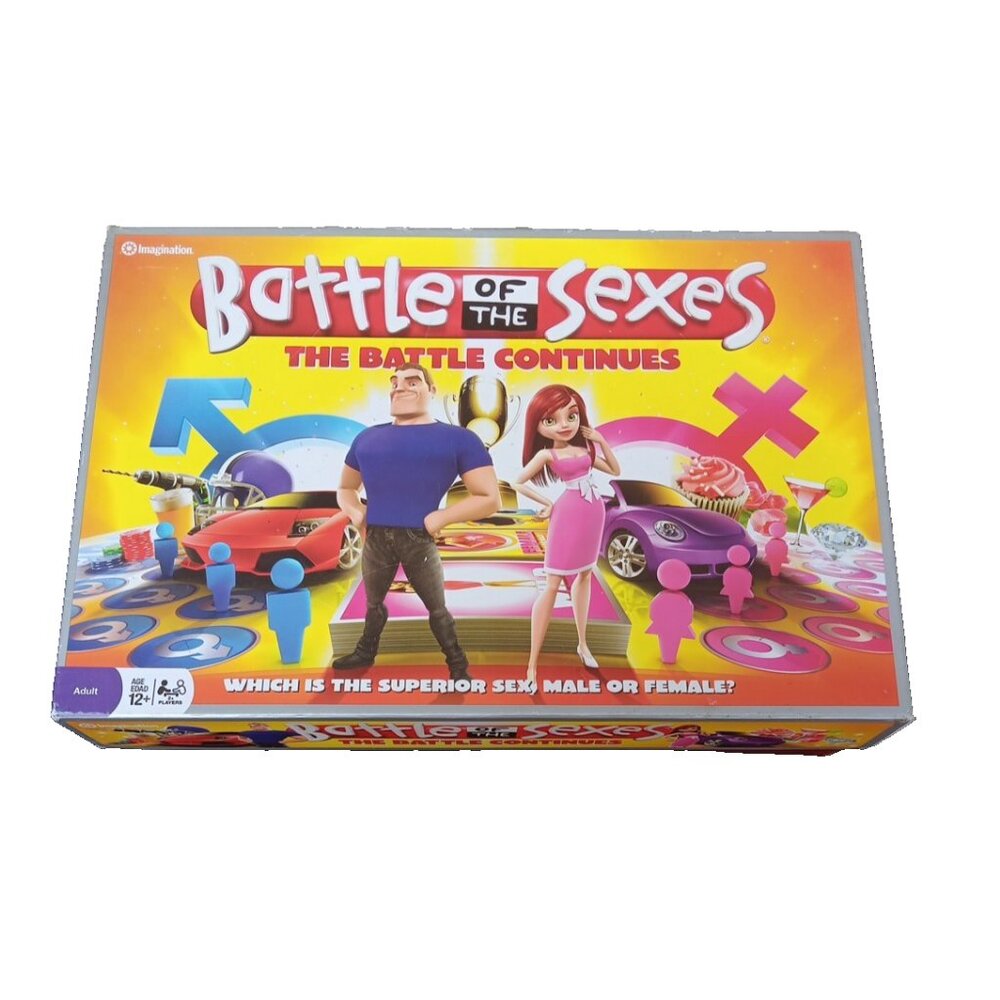 Battle of the Sexes Board Game by Imagination 2+ Players Ages‎ 12+